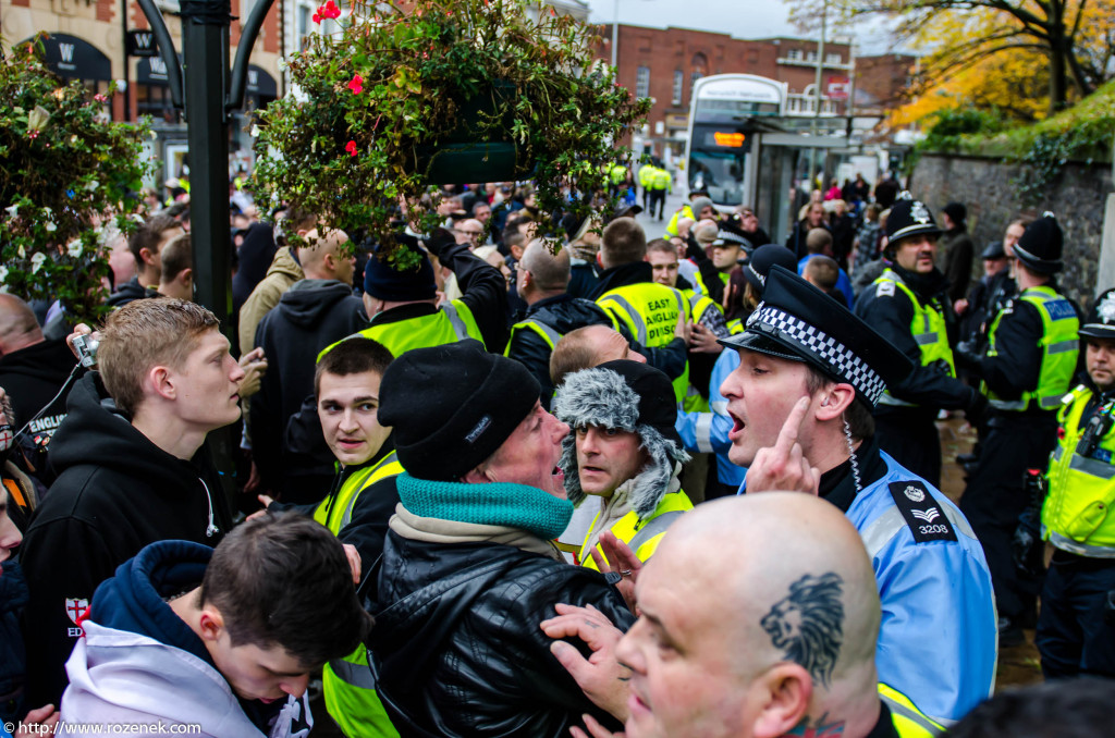 2012.11.10 - English Defence League - Protest in Norwich - 14