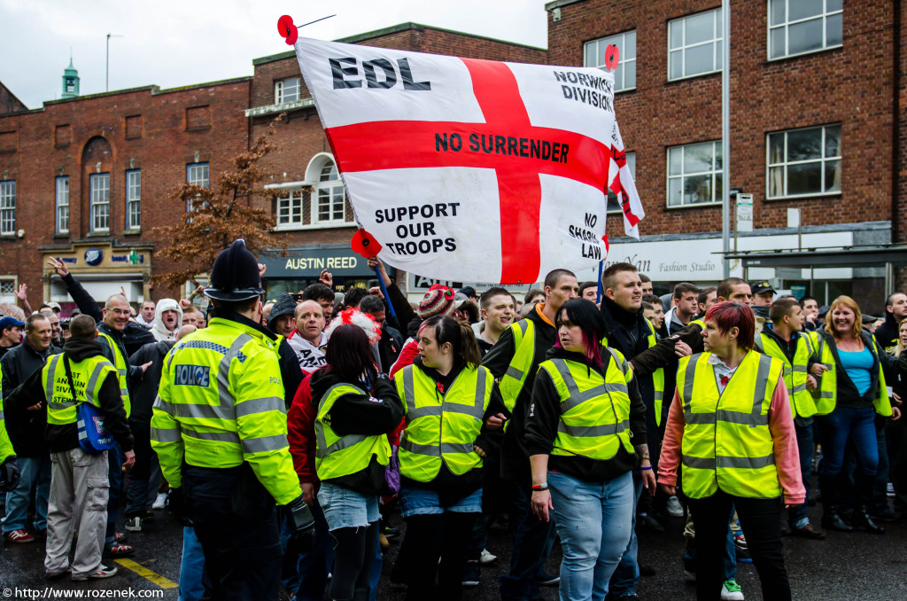 2012.11.10 - English Defence League - Protest in Norwich - 32