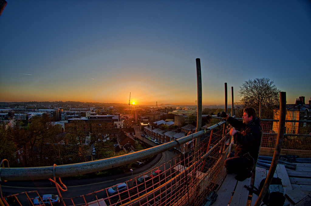 2013.04.28 - Sunrise on Scaffolding - HDR-03